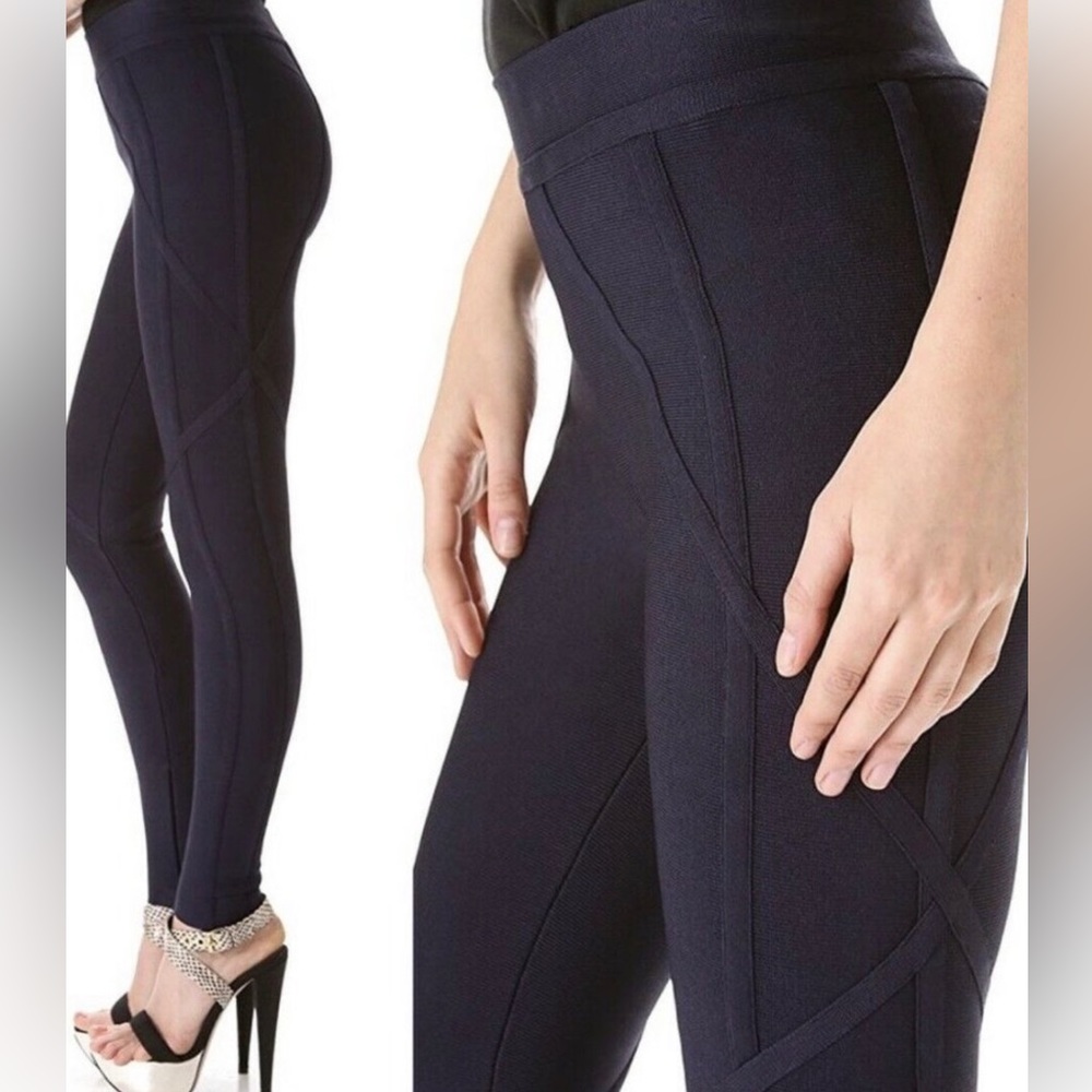 Herve Leger Dae Navy Legging XS
